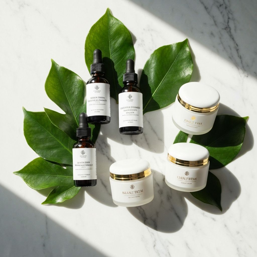 Cremas y sérums faciales naturales